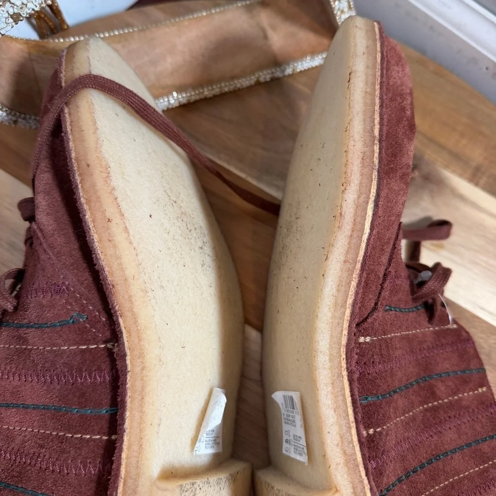 Clarks Original Desert Boot Chukka Cabincore Academia Folkcore Sz 8M Rust Brown